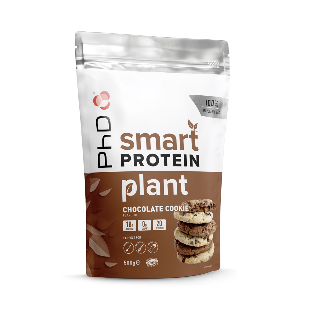 PhD Smart Protein Plant Chocolate Cookie 500g imported from the UK