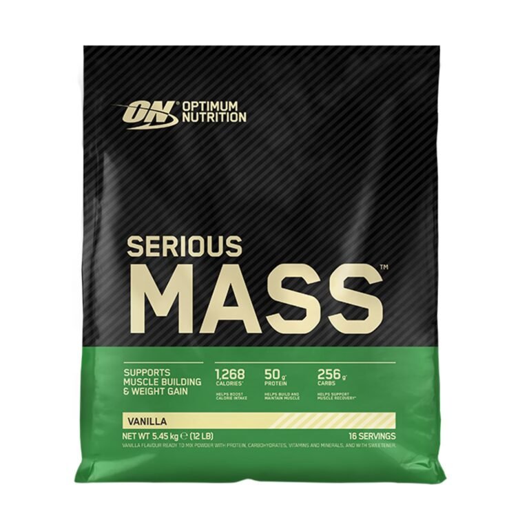 Optimum Nutrition Serious Mass Vanilla 5.4kg imported from the UK