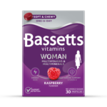 Bassetts Vitamins Woman Multivitamins & Multiminerals Raspberry 30 Pastilles imported from the UK