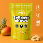 Vow Nutrition Collagen Chews Tropical imported from the UK and delivered to Nigeria by OrderForMe UK.