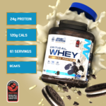 Applied Nutrition Critical Whey Protein Cookies 'N' Cream 2kg imported from the UK