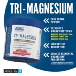 Applied Nutrition Tri-Magnesium Powder Strawberry Raspberry 200g delivered from the UK to Nigeria by OrderForMe UK.