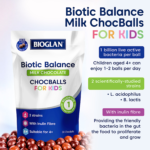 Bioglan Biotic Balance ChocBalls for Kids 75g imported from the UK and delivered to Nigeria by OrderForMe UK.