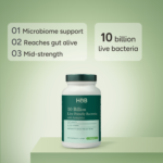 Holland & Barrett Potent Acidophilus (10 Billion) 120 Capsules imported from the UK and delivered to Nigeria by OrderForMe UK.