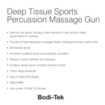 Bodi-Tek Deep Tissue Sports Massage Gun imported from the UK and delivered to Nigeria by OrderForMe UK.