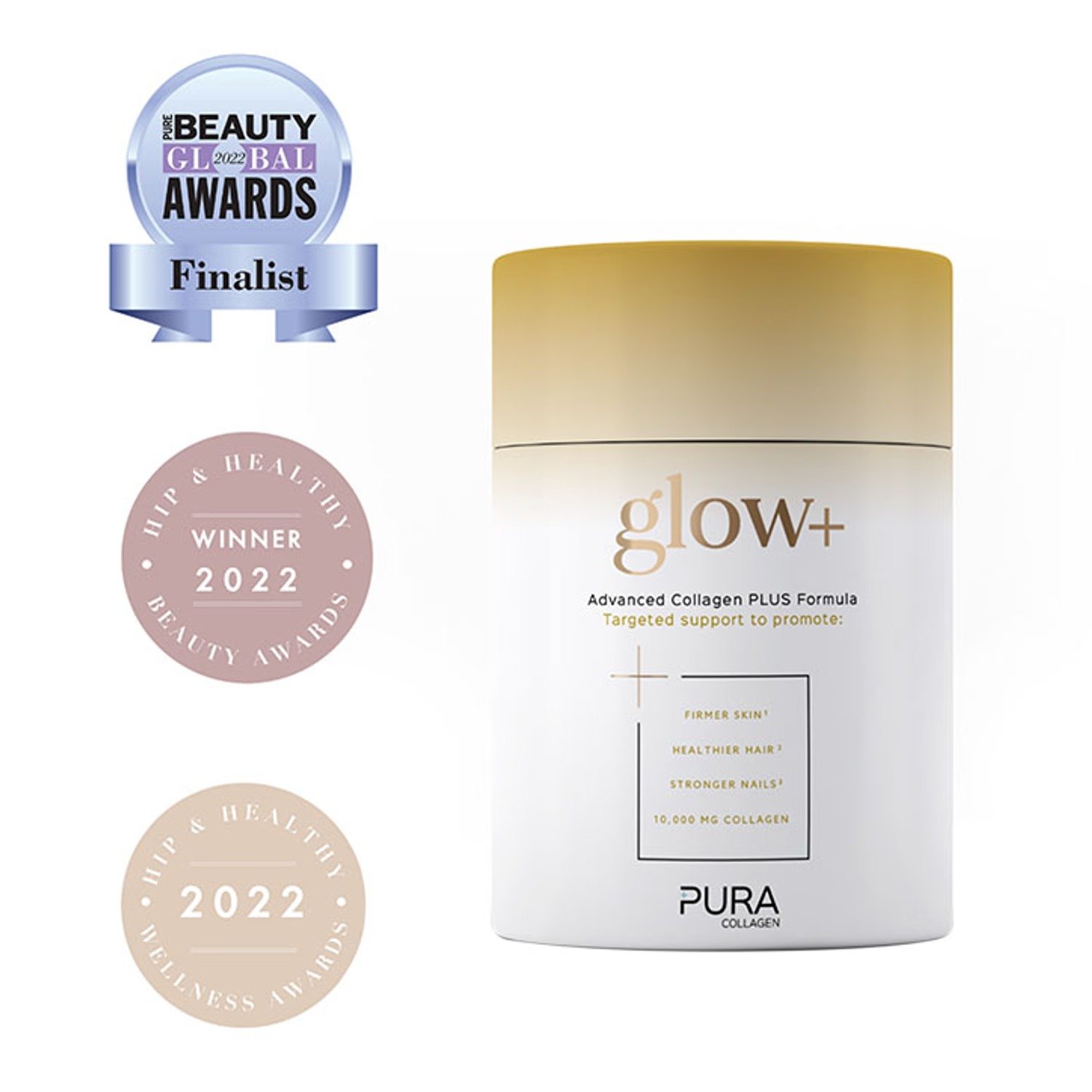 Pura Collagen glow+ Advanced Collagen PLUS Formula delivered from the UK to Nigeria by OrderForMe UK. Pura Collagen glow+ Advanced Collagen PLUS Formula delivered from the UK to Nigeria by OrderForMe UK.