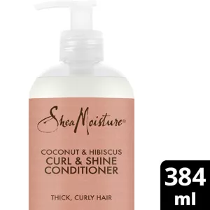 Image of Sheamoisture Coconut & Hibiscus Curl & Shine Conditioner 384 ML offer Sheamoisture Coconut & Hibiscus Curl & Shine Conditioner 384 ML