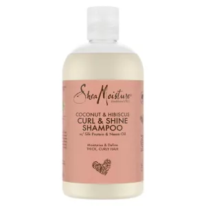 Sheamoisture Coconut & Hibiscus Curl & Shine Shampoo for Curly Hair 384 ML offer Sheamoisture Coconut & Hibiscus Curl & Shine Shampoo for Curly Hair 384 ML