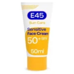 E45 Sensitive Sun Face Cream SPF50+ for Dry & Sensitive Skin 50ml