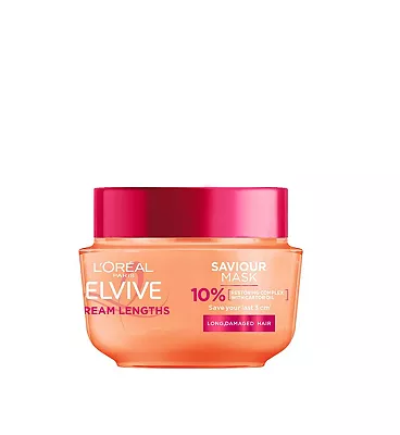 L'Oréal Paris Elvive Dream Lengths Hair Saviour Mask, For Long Damaged Hair, 300ml