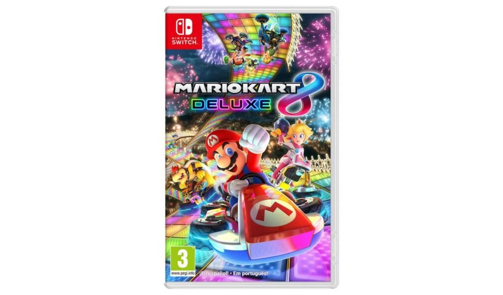 Nintendo, Mario Kart 8 Deluxe, Nintendo Switch, Nintendo Switch Game, Racing Game, Mario Kart, Multiplayer Game, Family Game, Video Games, Nintendo UK, Argos UK, Order For Me UK