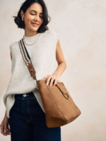 Beige Structured Handbag by Next UK