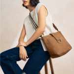 Beige Structured Handbag by Next UK
