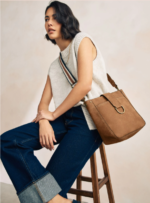 Beige Structured Handbag by Next UK