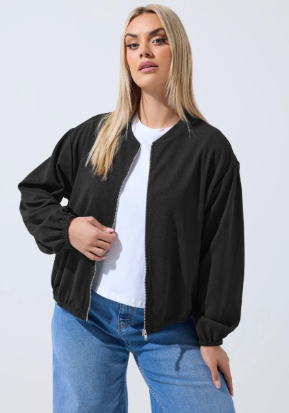 Black Bomber Jacket by Next UK