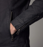 Black Faux Leather Biker Jacket by Next UK