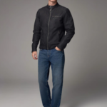 Black Faux Leather Biker Jacket by Next UK