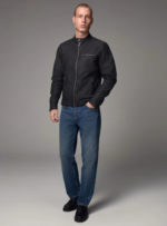 Black Faux Leather Biker Jacket by Next UK