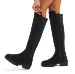 Black Knee High Boots by Next UK