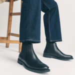 Next UK Black Leather Chelsea Boots