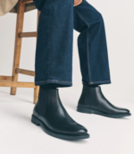 Next UK Black Leather Chelsea Boots