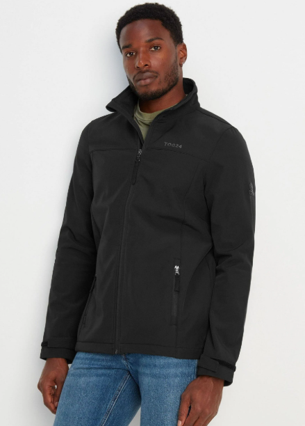 Black Softshell Jacket by Next UK