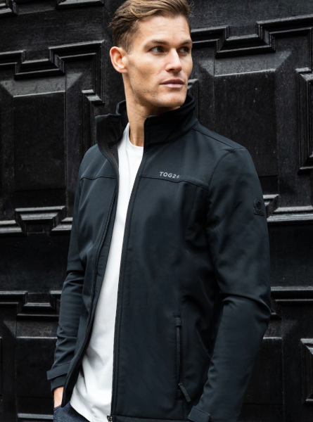 Black Softshell Jacket by Next UK