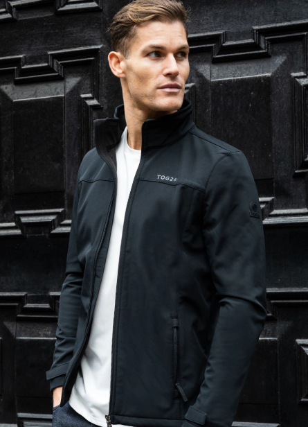 Black Softshell Jacket by Next UK