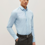 Blue Navy Regular Fit Easy Care Single Cuff Smart Shirt | Buy Next UK Shirts in Nigeria