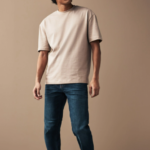 Next UK Dark Blue Straight Fit Motionflex Jeans
