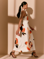Floral Print Midi Dress by Next UK