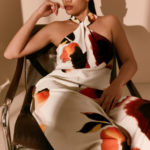 Floral Print Midi Dress by Next UK