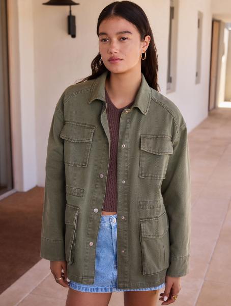 Khaki Utility Jacket by Next UK