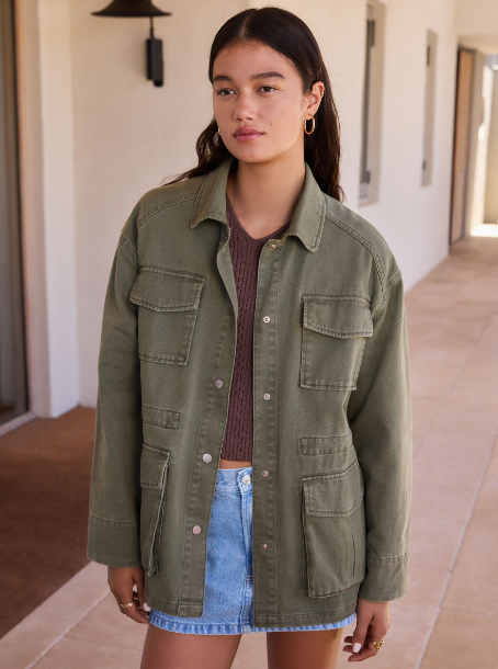 Khaki Utility Jacket by Next UK