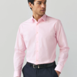 Light Pink Regular Fit Easy Care Single Cuff Smart Shirt by Next UK