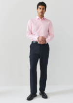 Light Pink Regular Fit Easy Care Single Cuff Smart Shirt by Next UK