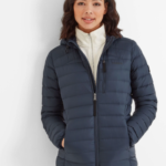 Navy Hooded Puffer Jacket by Next UK