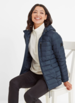 Navy Hooded Puffer Jacket by Next UK
