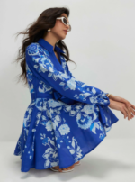 Navy Long Sleeve Shirt Dress by Next UK