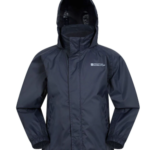 Navy Shower Resistant Parka Jacket by Next UK