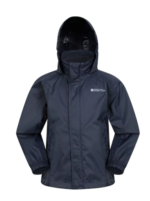Navy Shower Resistant Parka Jacket by Next UK