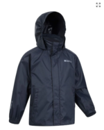 Navy Shower Resistant Parka Jacket by Next UK