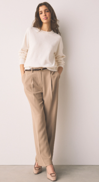 Nude Block Heel Court Shoes by Next UK