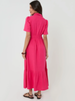 Pink Tiered Maxi Dress by Next UK