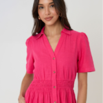 Pink Tiered Maxi Dress by Next UK