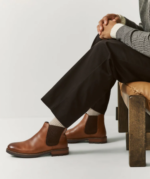 Tan Leather Chelsea Boots by Next UK