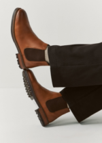 Tan Leather Chelsea Boots by Next UK