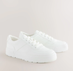 White Chunky Sole Trainers by Next UK