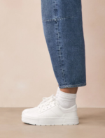 White Chunky Sole Trainers by Next UK