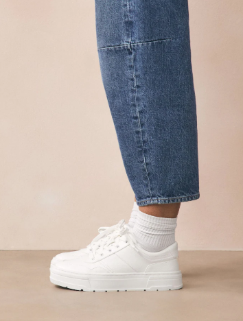 White Chunky Sole Trainers by Next UK